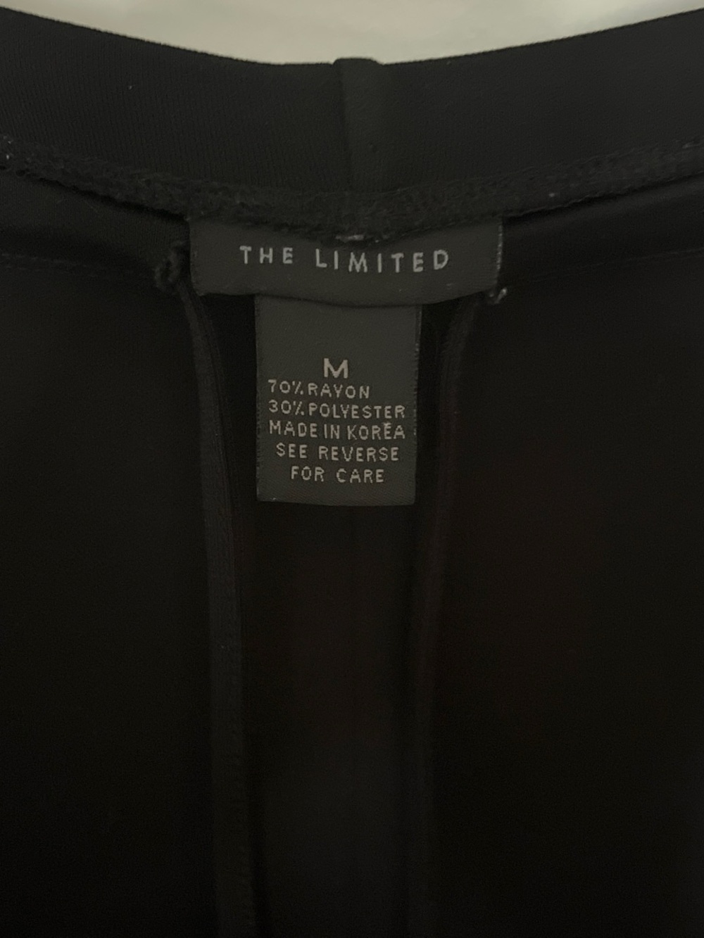 Basic Black Stretch Trousers